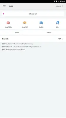 RYDE android App screenshot 5